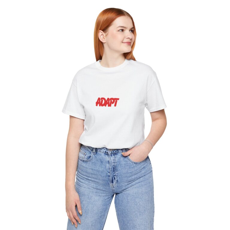 ADAPT White Short Sleeve Tee