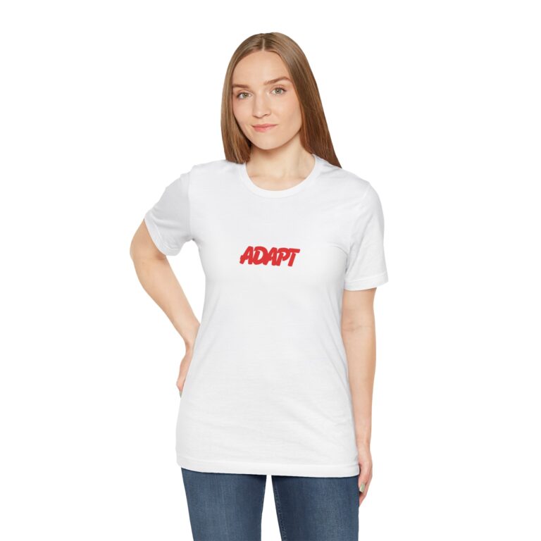 ADAPT White Short Sleeve Tee