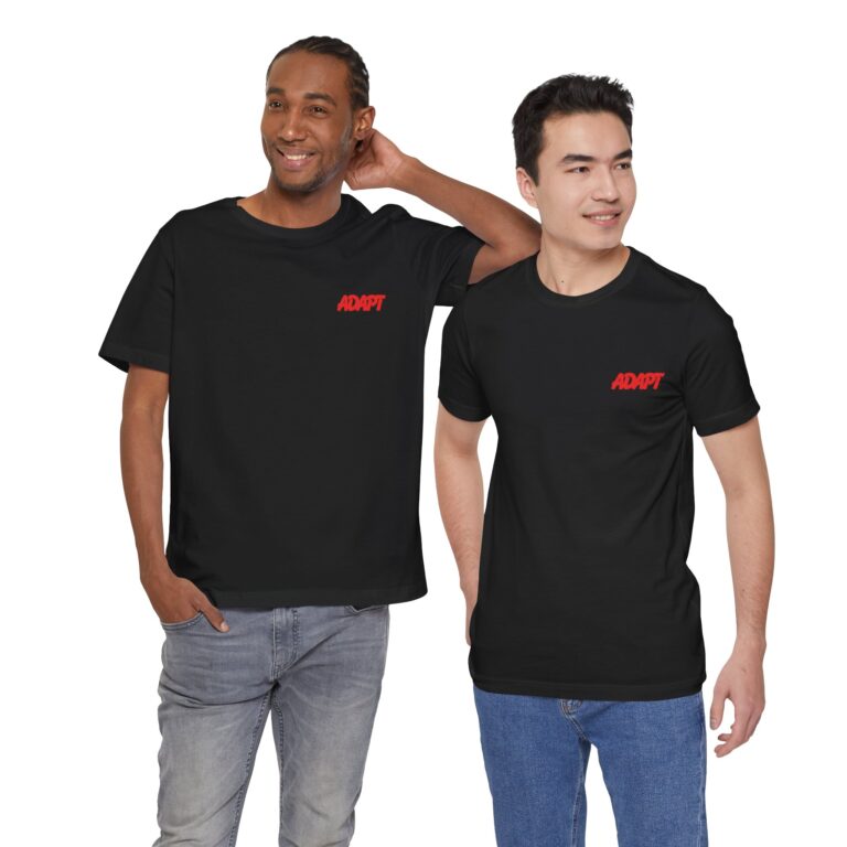 ADAPT Black Short Sleeve Tee