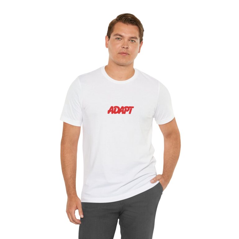 ADAPT White Short Sleeve Tee
