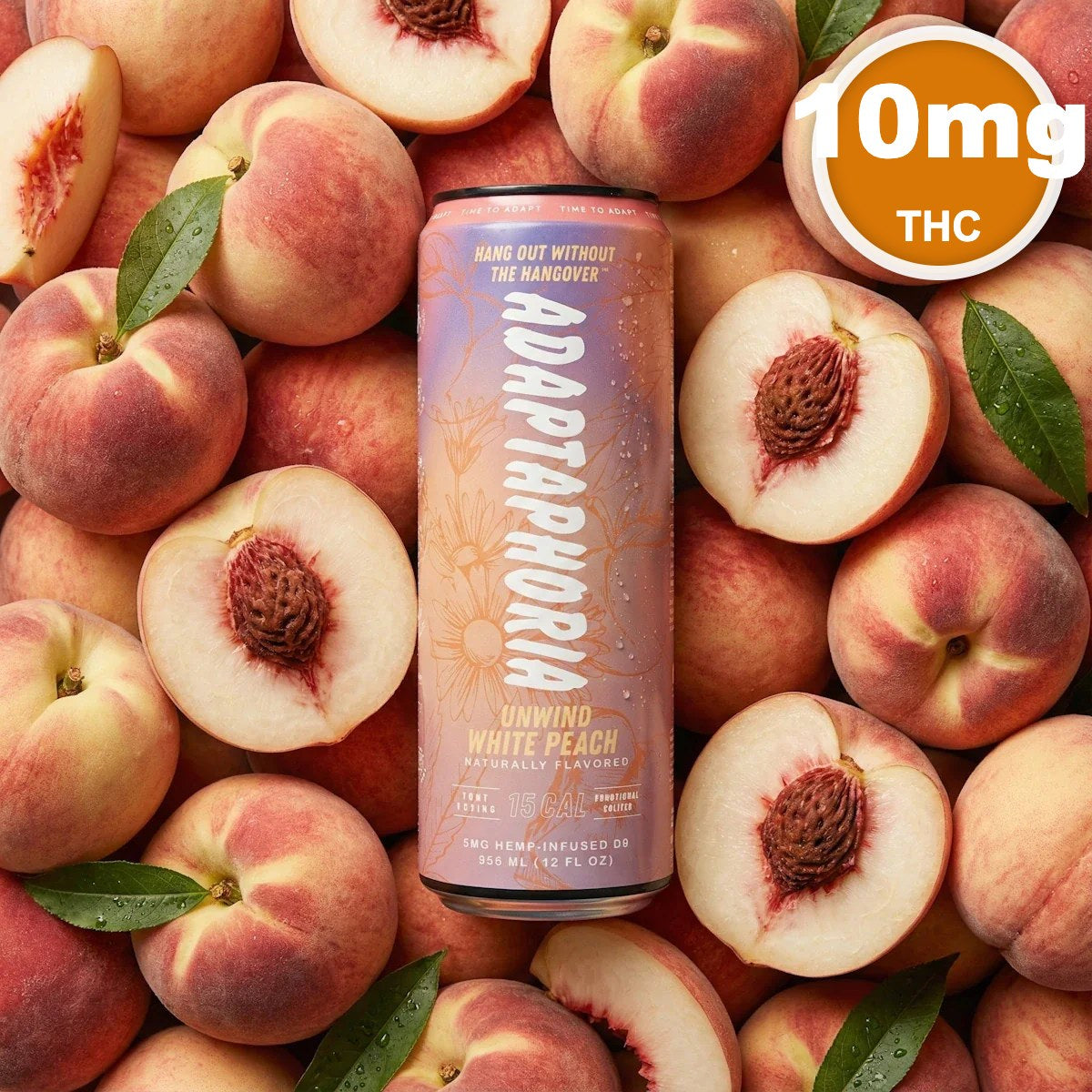 Four Pack, 10mg, Unwind, White Peach