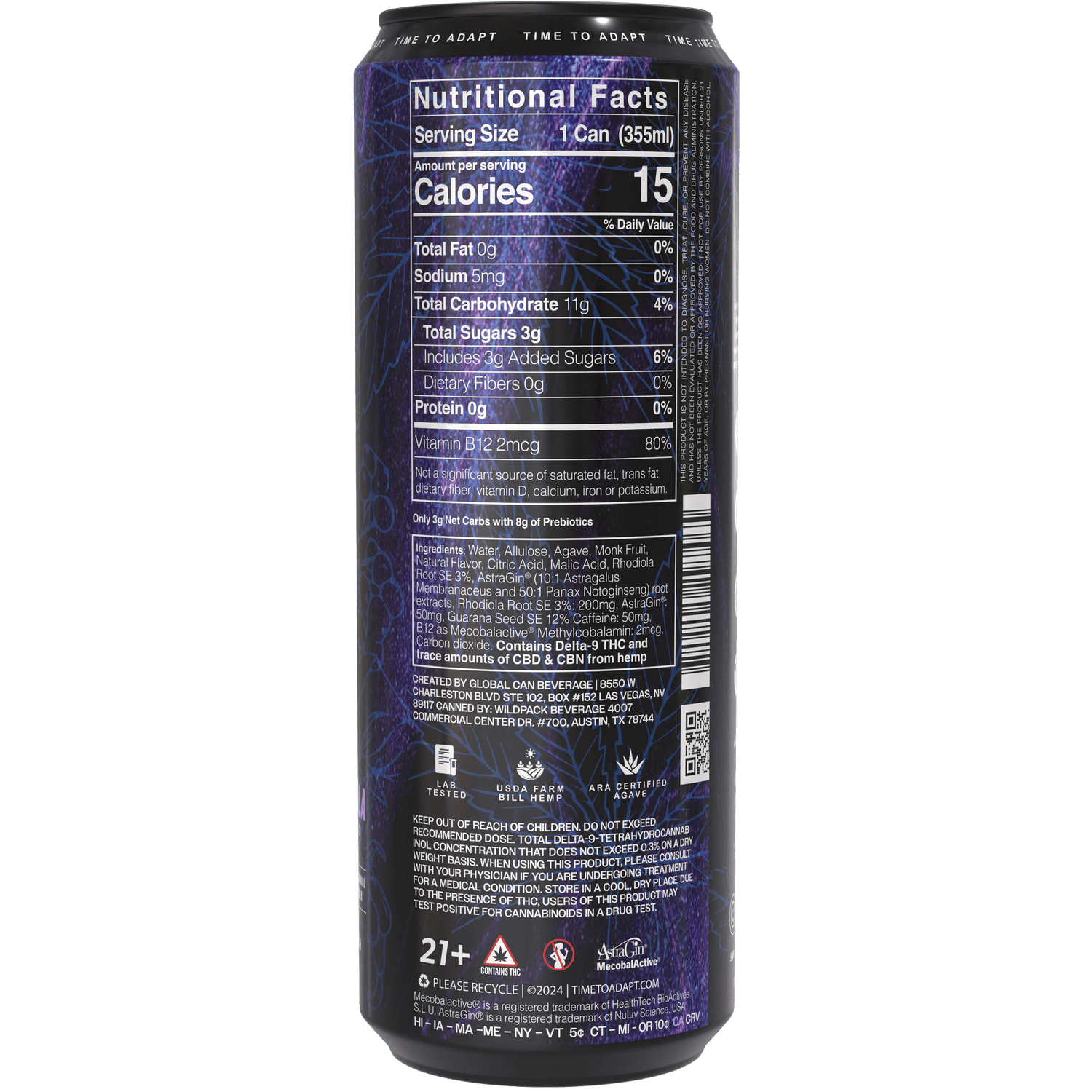 ENERGIZE BLACKBERRY COLA