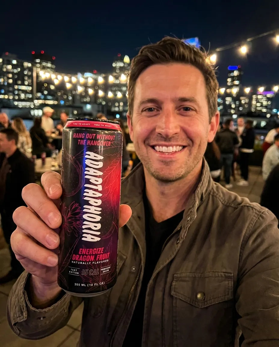 Ethan R. holding Adaptaphoria Dragon Fruit