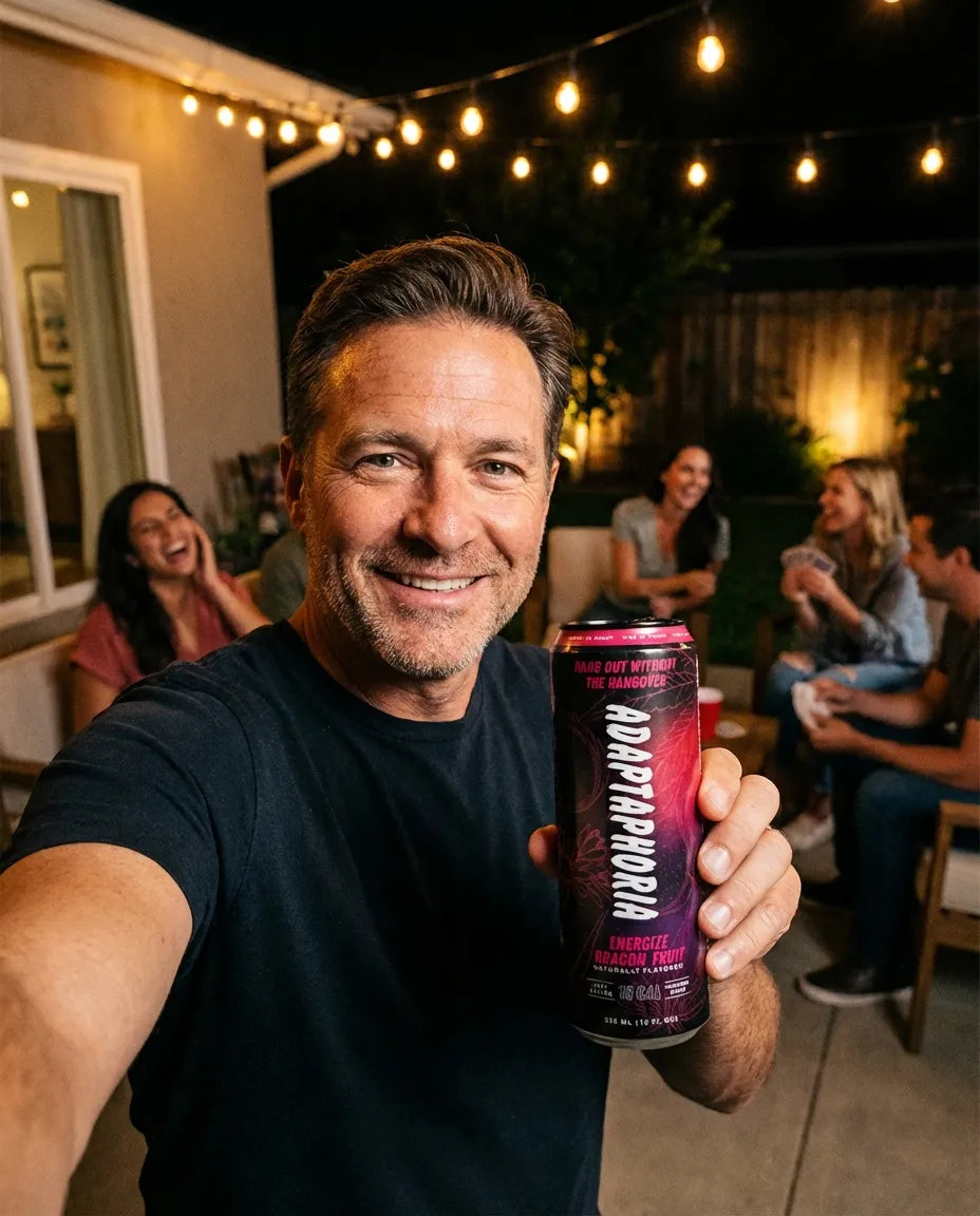 Marcos L. holding Adaptaphoria Dragon Fruit